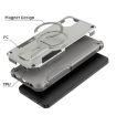 Samsung Galaxy A06 4G/5G Grey Armor MagSafe Holder Hybrid Case - 2
