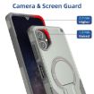 Samsung Galaxy A06 4G/5G Grey Armor MagSafe Holder Hybrid Case - 4