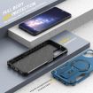 Samsung Galaxy A06 Armor MagSafe Holder Hybrid Case Dark Blue 4G/5G - 5