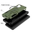 Samsung Galaxy A06 Armor MagSafe Holder Hybrid Case Army Green 4G/5G - 2