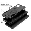 Samsung Galaxy A06 4G/5G Armor MagSafe Holder Hybrid Case Black - 2