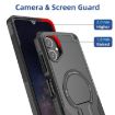 Samsung Galaxy A06 4G/5G Armor MagSafe Holder Hybrid Case Black - 4