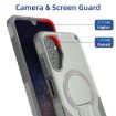 Samsung Galaxy A14 4G/5G Grey Armor MagSafe Holder Hybrid Case - 4
