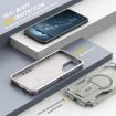 Samsung Galaxy A36/A56 5G Armor MagSafe Holder Phone Case Grey - 5