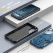 Samsung Galaxy A36/A56 5G Armor MagSafe Holder Phone Case Dark Blue - 5