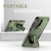 Samsung Galaxy A36/A56 5G Armor MagSafe Holder Case Army Green - 6