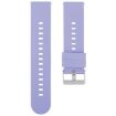 Lavender Purple 19mm Silicone Watch Band with Steel Buckle - 1