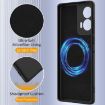 Motorola Edge 50 Fusion Shockproof Silicone Magsafe Case - Black - 7