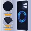 Motorola Edge+ 2023 Shockproof Silicone Magsafe Case - Navy Blue - 7