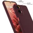 Moto G35 5G Shockproof Silicone Magsafe Case - Plum Color - 6