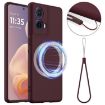 Motorola Moto G34/G45 5G Shockproof Silicone Magsafe Case - Plum - 1