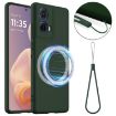 Motorola Moto G34/G45 5G Shockproof Silicone Magsafe Case Dark Green - 1