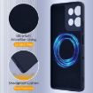 Moto G 2025 5G Shockproof Silicone Magsafe Case - Navy Blue - 7