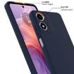 Moto G04/G04s/E14 4G Shockproof Silicone Magsafe Case - Navy Blue - 6