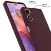 Moto G04/G04s/E14 4G Plum Silicone Magsafe Shockproof Case - 6