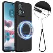 Motorola Moto G84 Shockproof Silicone Magsafe Case - Black - 1
