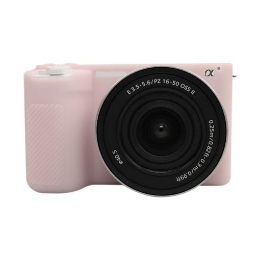 Sony ZV-E10 II/ZV-E10M2 Jelly Pink Silicone Protective Case - Glossy Soft - 1