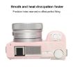 Sony ZV-E10 II/ZV-E10M2 Mist Pink Glossy Silicone Protective Case - 5