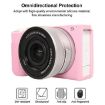 Sony ZV-E10 II/ZV-E10M2 Pink Litchi Texture Silicone Protective Case - 3