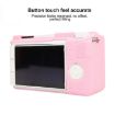 Sony ZV-E10 II/ZV-E10M2 Pink Litchi Texture Silicone Protective Case - 4