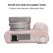 Sony ZV-E10 II/ZV-E10M2 Litchi Texture Silicone Case - Jelly Pink - 5