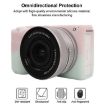 Sony ZV-E10 II/ZV-E10M2 Litchi Texture Silicone Case - Jelly Pink Green - 3