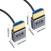 Coiled 0.7m HDMI 2.1 Cable 8K 48Gbps Up to Up Elbow Coaxial - 2