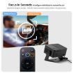 AUN A32 Smart Projector 1280x720P 200ANSI D3100 CPU, UK Plug, Black - 9