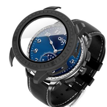 Aigo Smart Watch M8 Black Tempered Film PC Protective Case - 1