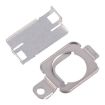 iPhone 15 Plus Flashlight/Mic Iron Sheet Cover - 1 Pair Back Cover - 3