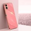 Samsung Galaxy A07 5G XINLI 6D Electroplate TPU Case - Hawthorn Red - 1