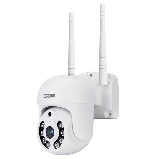 ESCAM WNK710 3MP HD WiFi Camera with Motion Detection, UK Plug (White) - 1