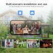 1080P HD WiFi Solar Surveillance Camera with Battery - Outdoor, White - 7