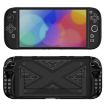 Nintendo Switch 2 Detachable X-Pattern Protective Case with Holder - Black - 1