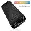 Nintendo Switch 2 Detachable X-Pattern Protective Case with Holder - Black - 7