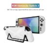 Nintendo Switch 2 Detachable X-Pattern Protective Case with Holder - White - 2