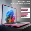 Microsoft Surface Laptop 7 13.8" Rose Red TPU+PC Protective Case - 7