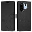 Vivo S30 Pro Mini Black RFID Leather Phone Case with Smile Embossing - 2