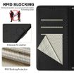 Vivo S30 Black RFID Leather Phone Case with Smile Embossing - 6