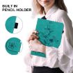 Tecno Megapad 11 Green Lily Embossed Leather Tablet Case - 6