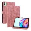 Tecno Megapad 11 Pink Lily Embossed Leather Tablet Case - 1