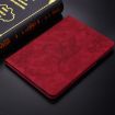 Tecno Megapad 11 Red Butterfly Flower Embossed Leather Tablet Case - 7