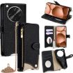 OPPO Find X8 Ultra Black Crossbody Chain Fishtail Litchi Leather Case - 1