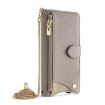 OPPO Find X8s Grey Crossbody Chain Fishtail Litchi Leather Case - 2