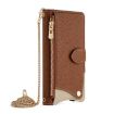 OPPO Find X8s+ Brown Crossbody Chain Fishtail Litchi Leather Case - 2