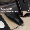 Realme 14 Black Crossbody Chain Fishtail Litchi Leather Phone Case - 7