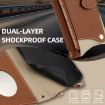 Realme 14 Brown Crossbody Chain Fishtail Litchi Leather Phone Case - 7