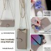Realme 14 Grey Crossbody Chain Fishtail Litchi Leather Phone Case - 5
