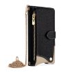 Realme P3 Ultra 5G Black Crossbody Chain Fishtail Litchi Leather Case - 2