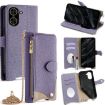 Redmi A5 4G Purple Crossbody Chain Fishtail Litchi Leather Case - 1